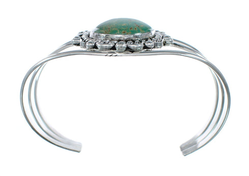 Sterling Silver Kingman Turquoise Native American Cuff Bracelet SN20397