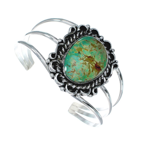 Sterling Silver Kingman Turquoise Native American Cuff Bracelet SN20396