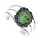 Sterling Silver Kingman Turquoise Native American Cuff Bracelet SN20396