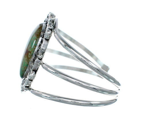 Sterling Silver Kingman Turquoise Native American Cuff Bracelet SN20396