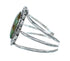 Sterling Silver Kingman Turquoise Native American Cuff Bracelet SN20396