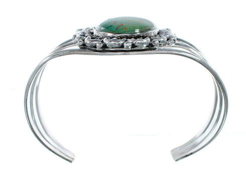 Sterling Silver Kingman Turquoise Native American Cuff Bracelet SN20396