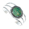 Sterling Silver Kingman Turquoise Native American Cuff Bracelet SN20398