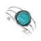 Sterling Silver Kingman Turquoise Native American Cuff Bracelet SN20395