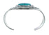 Sterling Silver Kingman Turquoise Native American Cuff Bracelet SN20395