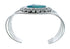 Sterling Silver Kingman Turquoise Native American Cuff Bracelet SN20394