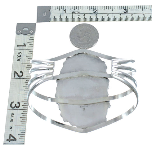 Sterling Silver Kingman Turquoise Native American Cuff Bracelet SN20394