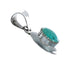 Native American Turquoise Sterling Silver Navajo Pendant SN20421