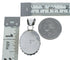 Native American Navajo Onyx Sterling Silver Pendant SN20422