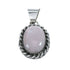 Navajo Native American Pink Shell Sterling Silver Pendant SN20415