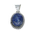 Denim Lapis Genuine Sterling Silver Navajo Pendant SN20418