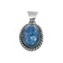 Denim Lapis Genuine Sterling Silver Navajo Pendant SN20419