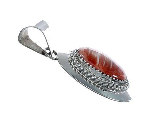 Navajo Sterling Silver Oyster Shell Pendant SN20417