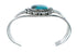 Sterling Silver Kingman Turquoise Native American Cuff Bracelet SN20424