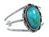 Sterling Silver Kingman Turquoise Native American Cuff Bracelet SN20425