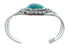 Sterling Silver Kingman Turquoise Native American Cuff Bracelet SN20425