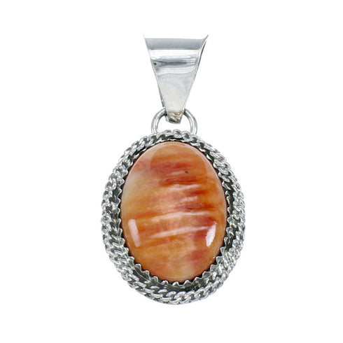 Navajo Sterling Silver Oyster Shell Pendant SN20443