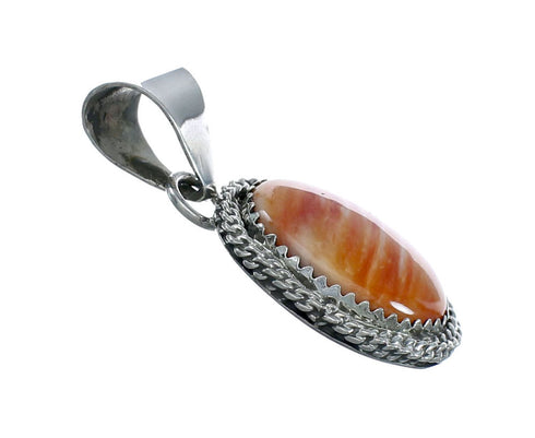 Navajo Sterling Silver Oyster Shell Pendant SN20443