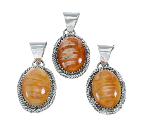 Navajo Sterling Silver Oyster Shell Pendant SN20443