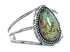 Genuine Sterling Silver Kingman Turquoise Native American Cuff Bracelet SX10106
