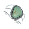 Genuine Sterling Silver Kingman Turquoise Native American Cuff Bracelet SX10107