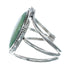 Genuine Sterling Silver Kingman Turquoise Native American Cuff Bracelet SX10107