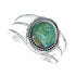 Genuine Sterling Silver Kingman Turquoise Native American Cuff Bracelet SX10108