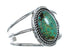 Genuine Sterling Silver Kingman Turquoise Native American Cuff Bracelet SX10108