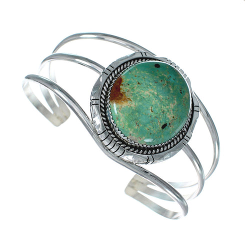 Navajo Turquoise Silver Native American Cuff Bracelet XS10001
