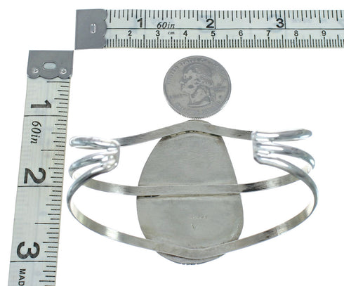 Navajo Turquoise Silver Native American Cuff Bracelet XS10002