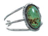 Navajo Turquoise Silver Native American Cuff Bracelet XS10003