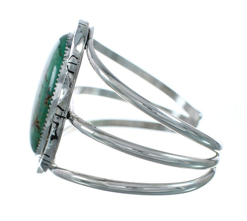 Navajo Turquoise Silver Native American Cuff Bracelet XS10003