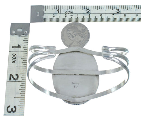 Navajo Turquoise Silver Native American Cuff Bracelet XS10003