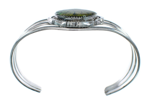 Native American Navajo Turquoise Silver Cuff Bracelet XS10004