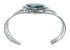Genuine Navajo Turquoise Silver Native American Cuff Bracelet XS10005