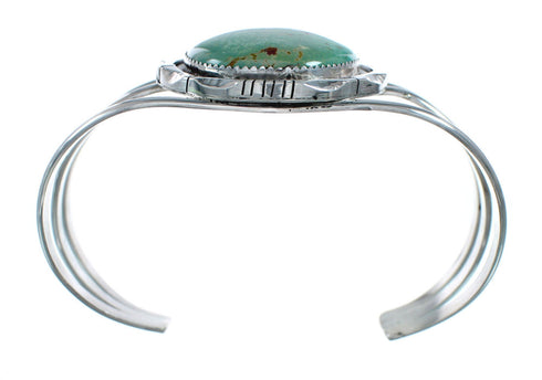Navajo Turquoise Silver Native American Cuff Bracelet XS10006
