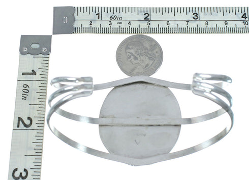 Navajo Turquoise Silver Native American Cuff Bracelet XS10006