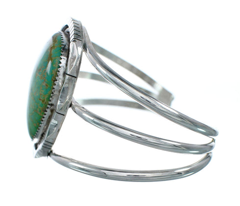 Navajo Turquoise Silver Native American Cuff Bracelet XS10008