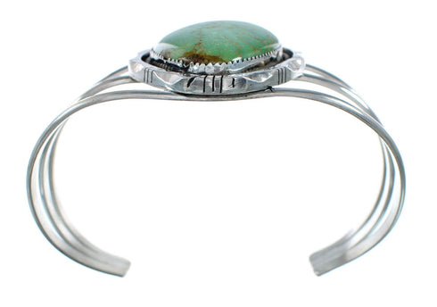 Navajo Turquoise Silver Native American Cuff Bracelet XS10008