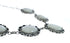 Native American Sterling Silver Mother Of Pearl Navajo Link Necklace Set XS10010