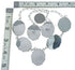 Native American Sterling Silver Mother Of Pearl Navajo Link Necklace Set XS10010