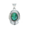 Navajo Turquoise Sterling Silver Pendant XS10016