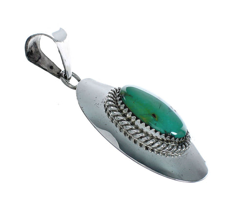 Navajo Turquoise Sterling Silver Pendant XS10016