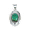 Native American Navajo Turquoise Sterling Silver Pendant XS10019