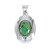 Native American Navajo Turquoise Sterling Silver Pendant XS10020
