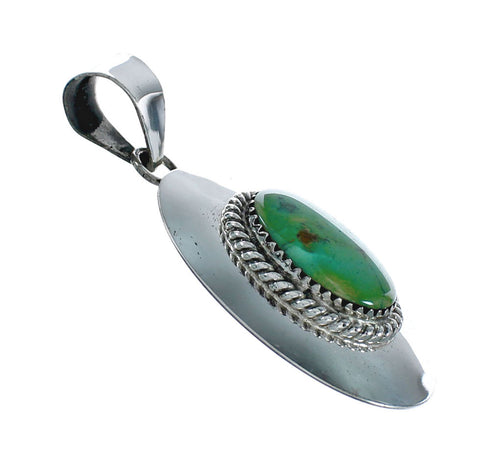 Native American Navajo Turquoise Sterling Silver Pendant XS10020