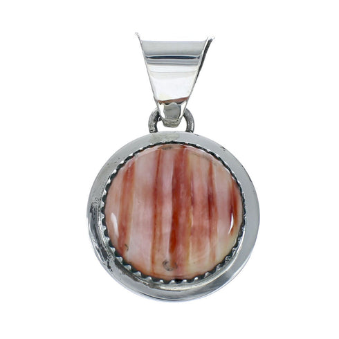 Silver Oyster Shell Native American Navajo Pendant XS10023