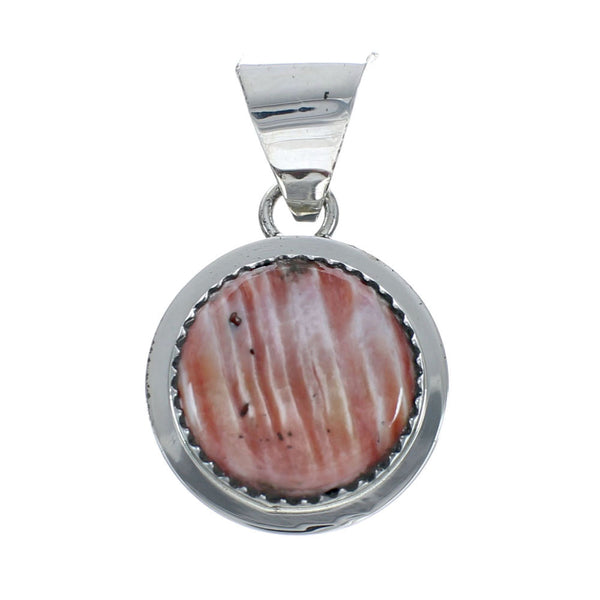 Silver Oyster Shell Native American Navajo Pendant XS10024
