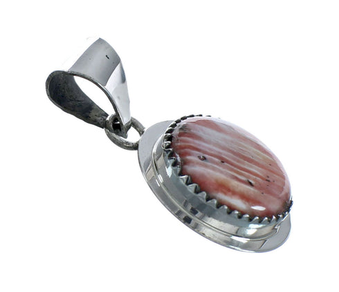 Silver Oyster Shell Native American Navajo Pendant XS10024