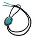 Genuine Navajo Native American Sterling Silver Turquoise Bolo Tie XS10033